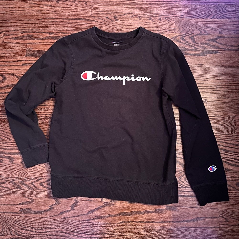 Kids Champion crew neck long sleeve